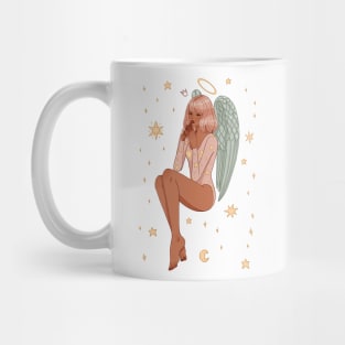 Thinking Angel Mug